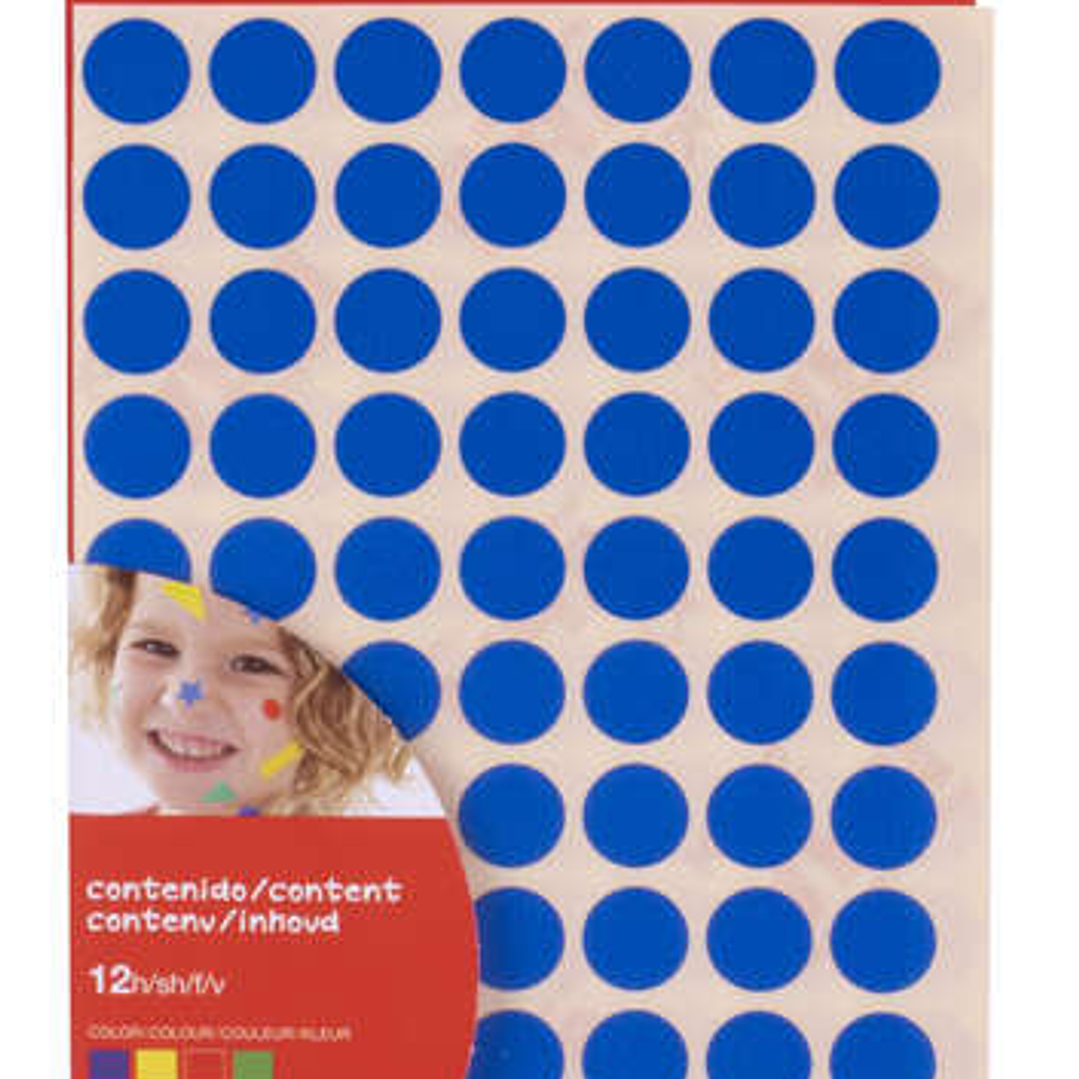 Apli Bolsa de 1.032 Gomets Formas Geometricas - Adhesivo Permanente - Libres de Disolventes - Ideales para Escuelas Infantiles - Papeles ECF - Colores 1