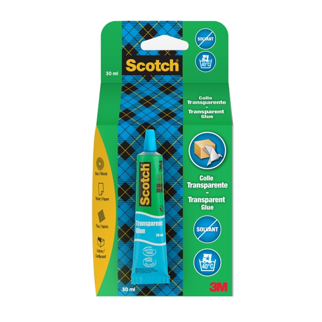 Scotch Tubo de Pegamento Universal 30ml - Uso Domestico - Sin Disolventes - Color Transparente 1