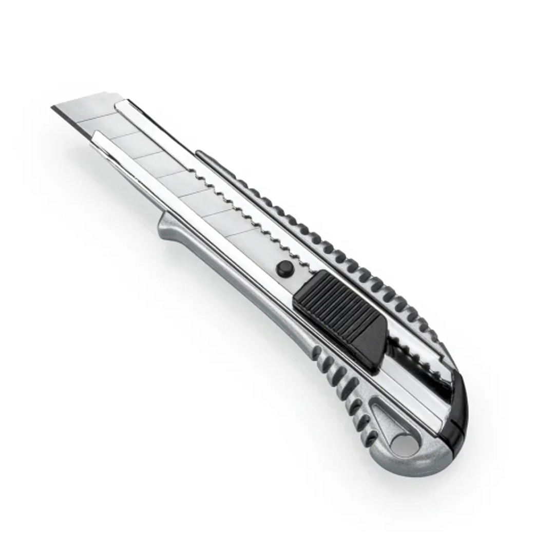 Dahle 10885 Profesional Cuter con Cuchilla de 18mm - Cuerpo Metalico - Mecanismo Automatico de Bloqueo - Guia Metalica 1