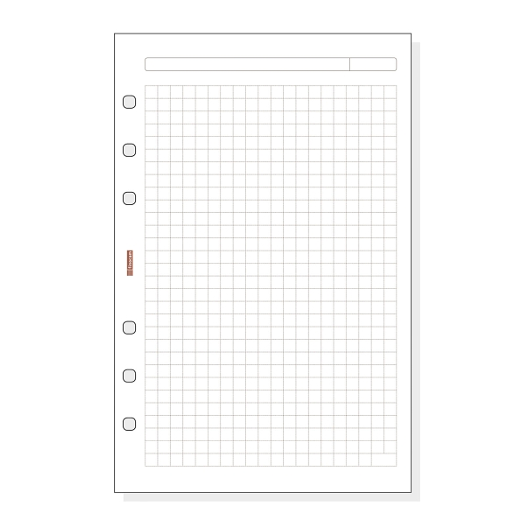 Finocam R540 Recambio para Agendas Open - Cuadriculado - Formato 500 - 117x5x181mm - Color Blanco 1
