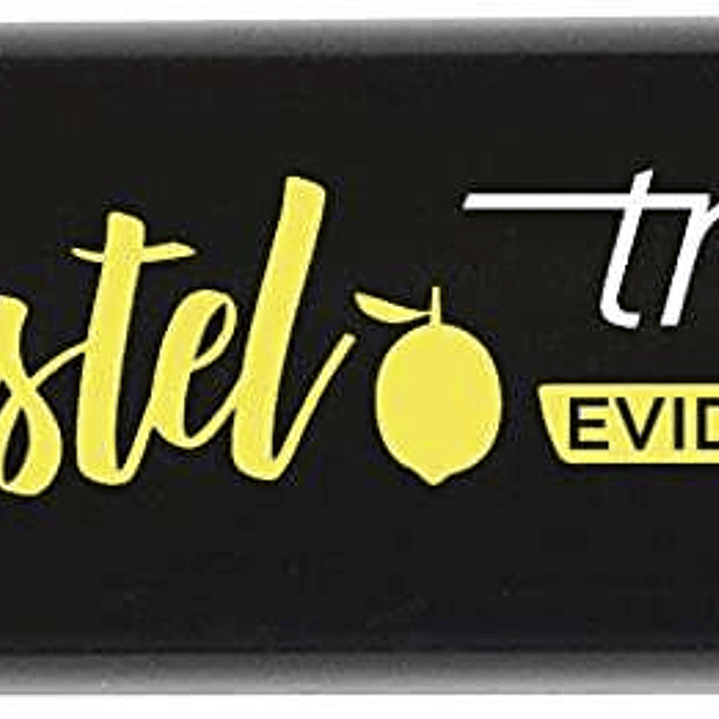 Tratto Video Pastel Marcador Fluorescente - Punta Biselada - Tinta al Agua - Secado Rapido - Color Amarillo Limon 1