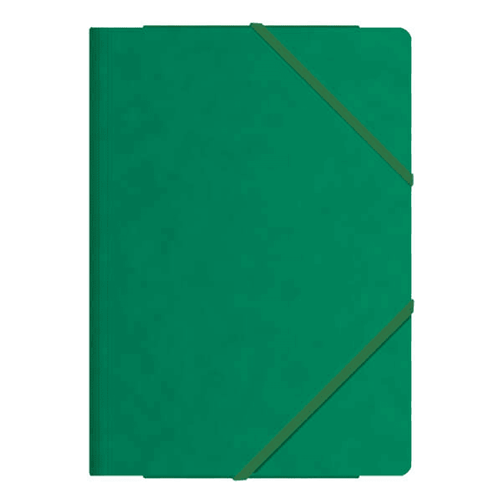 Dohe Carpetas de Gomas con Tres Solapas - Tamaño Folio - Cartulina de Primera Calidad - Plastificadas - Cierre de Gomas Planas 1