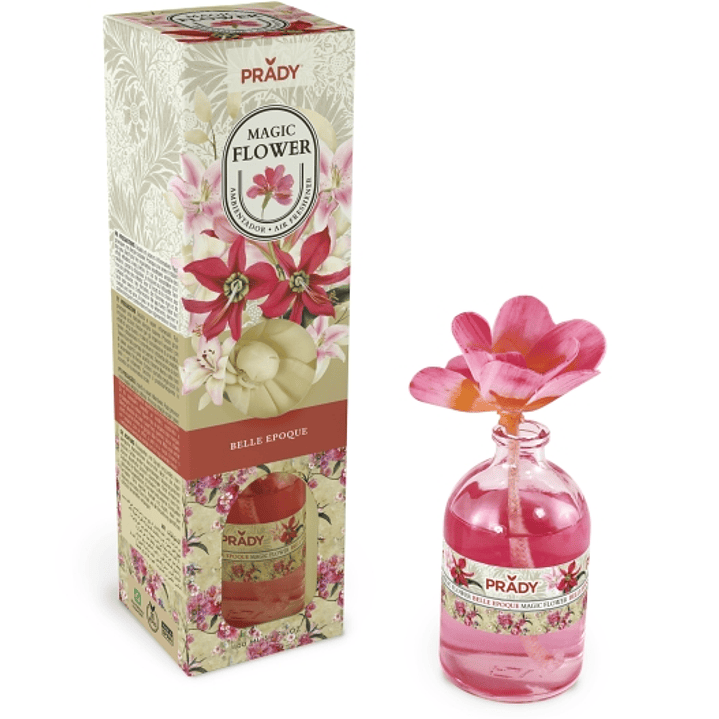Prady Ambientador Magic Flower Belle Epoque - Frasco de Cristal 100ml 1