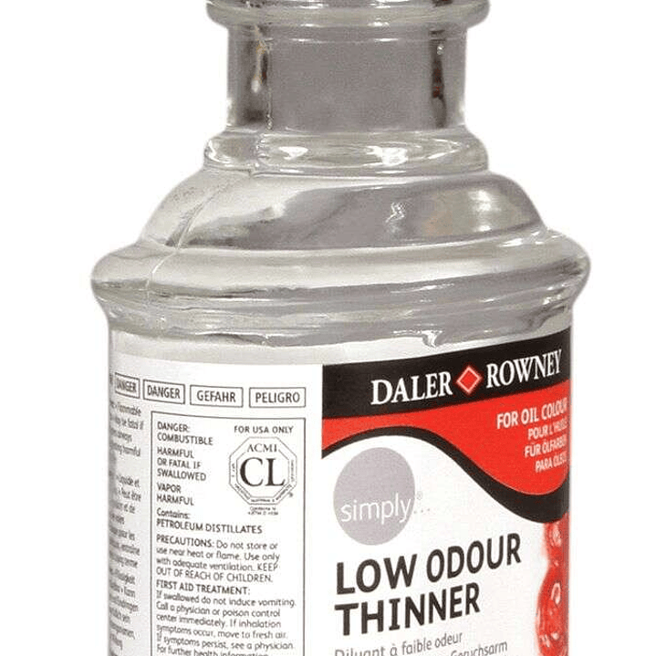 Daler Rowney Simply Disolvente Sin Olor para Oleo 1