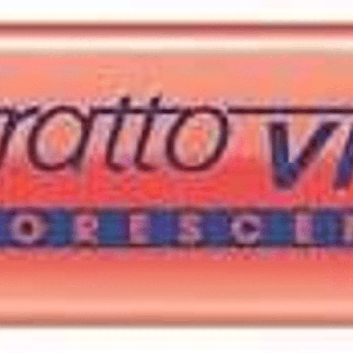 Tratto Video Marcador Fluorescente - Punta Biselada - Tinta Base de Agua - Secado Rapido - Color Rojo Fluorescente 1