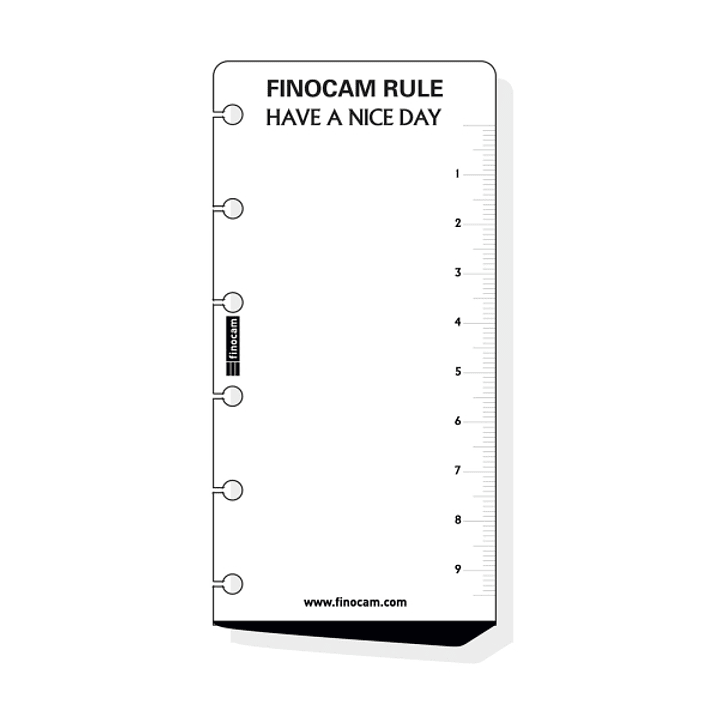 Finocam C359 Regla para Agendas Classic - Formato 603 - 60x135mm - Color Blanco 1