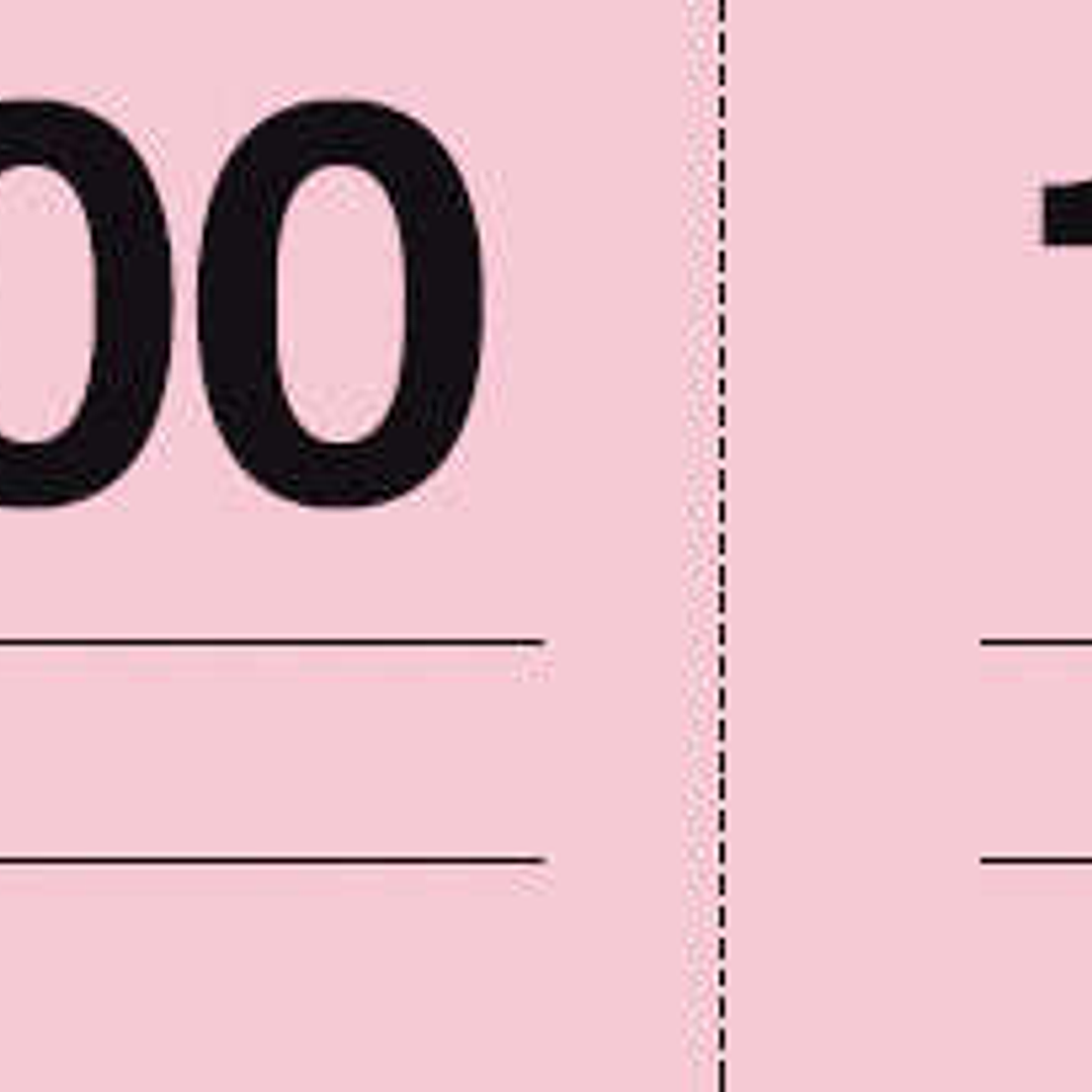 Apli Talonario Guardarropa 1-100 - Numeracion Del 1 al 100 - Papel Autocopiativo - Tamaño A-990 - Blanco 1