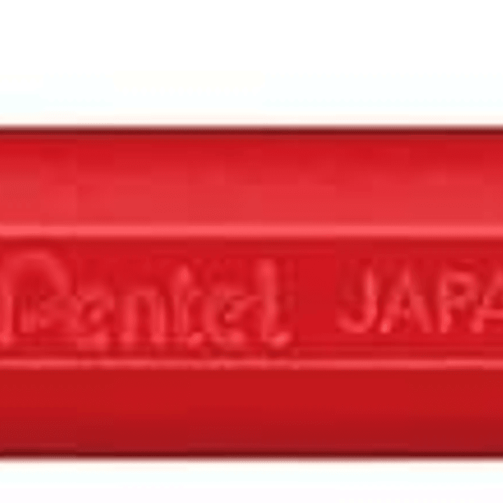 Pentel Mattehop Boligrafo de Bola - Punta 1mm - Trazo 0.5mm - Tinta de Gel Opaca - Fabricado con 55% de Materiales Reciclados - Color Rojo 1