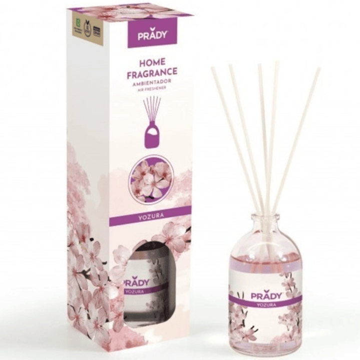 Prady Ambientador Mikado Yozura - Frasco de Cristal 100 ml y Varitas Difusoras 1