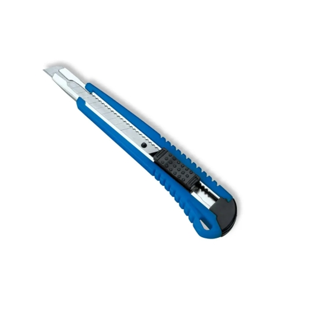 Dahle 10860 Basic Cuter con Cuchilla de 9mm - Mecanismo Automatico de Bloqueo - Guia Metalica 1