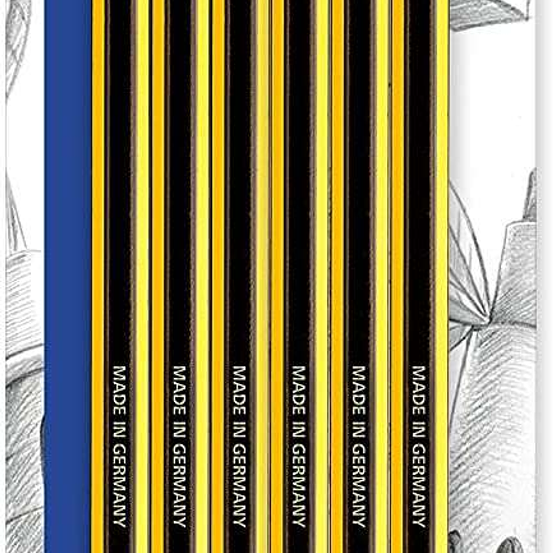 Staedtler Noris 120 Pack de 6 Lapices de Grafito Hexagonales HB - Resistencia a la Rotura - Madera de Bosques Sostenibles 1