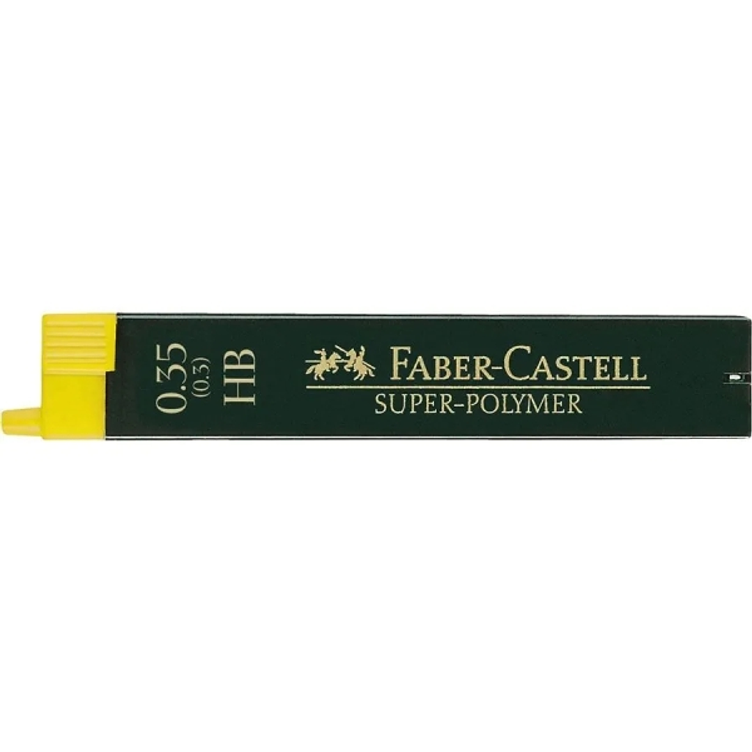 Faber-Castell 9063 Pack de 12 Minas Super-Polymer para Portaminas 0.3 HB - Resistentes y Suaves 1