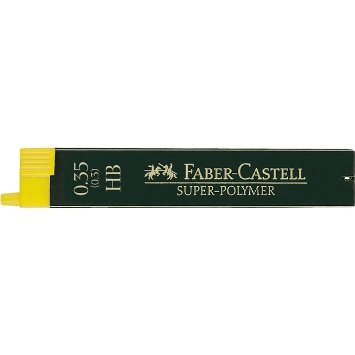 Faber-Castell 9063 Pack de 12 Minas Super-Polymer para Portaminas 0.3 HB - Resistentes y Suaves 1
