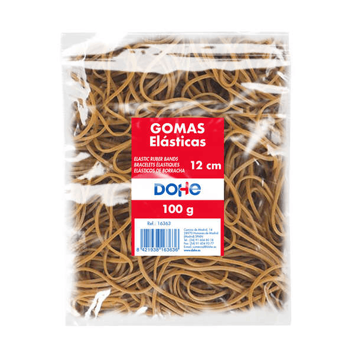 Dohe Gomas de Latex - Longitud 12cm - Gran Resistencia y Elasticidad - Bolsa de 100gr 1