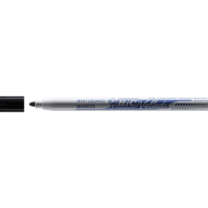 Bic Velleda 1721 Rotulador para Pizarra - Punta Fina - Trazo de 1.5mm - Borrado Optimo - Color Negro 1