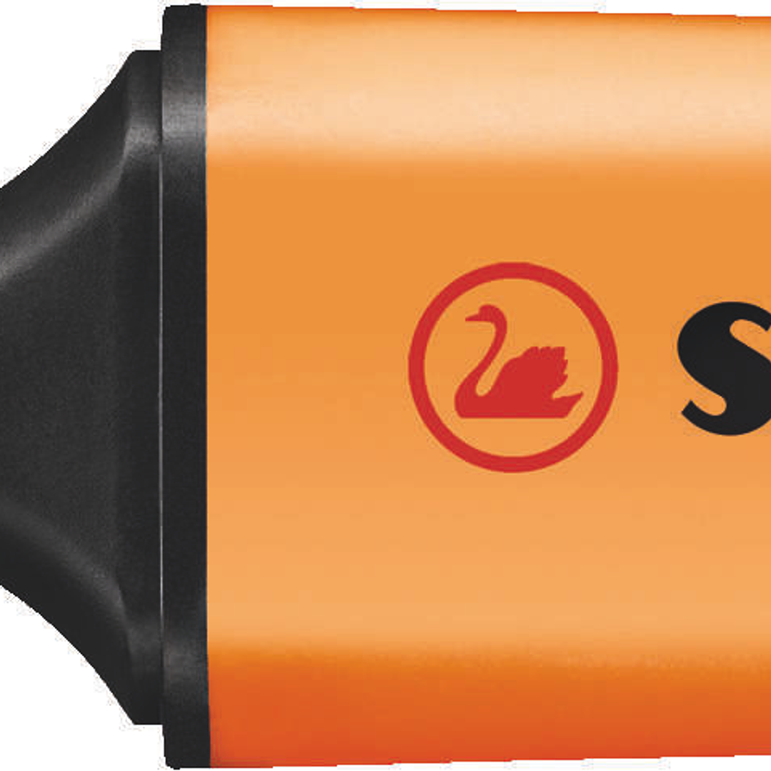 Stabilo Boss 70 Rotulador Marcador Fluorescente - Trazo entre 2 y 5mm - Recargable - Tinta con Base de Agua - Color Naranja Fluorescente 1