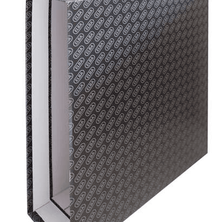 Elba Cajetin para Archivador - Tamaño Folio - Lomo de 85mm - Material de Carton Plastificado - Color Negro 1