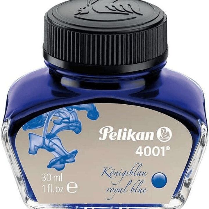 Pelikan Tinta 4001 No.78 - Frasco 30ml - Tinta de Alta Calidad - Frasco de 30ml - para Estilograficas - Color Azul Real 1
