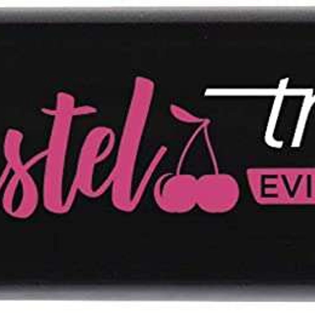 Tratto Video Pastel Marcador Fluorescente - Punta Biselada - Tinta al Agua - Secado Rapido - Color Rojo Cereza 1