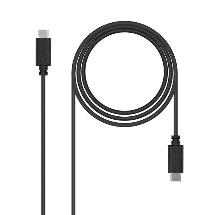 Nanocable Cable USB-C 2.0 Macho a USB-C Macho 1m 1
