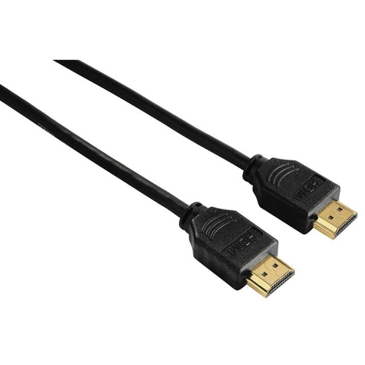 Hama Cable HDMI 4K Macho - Longitud 1.5m - Soporta ARC y 3D - Terminales Chapados en Oro - Ethernet - Velocidad hasta 10.2 Gbps - Blindaje Completo -  1