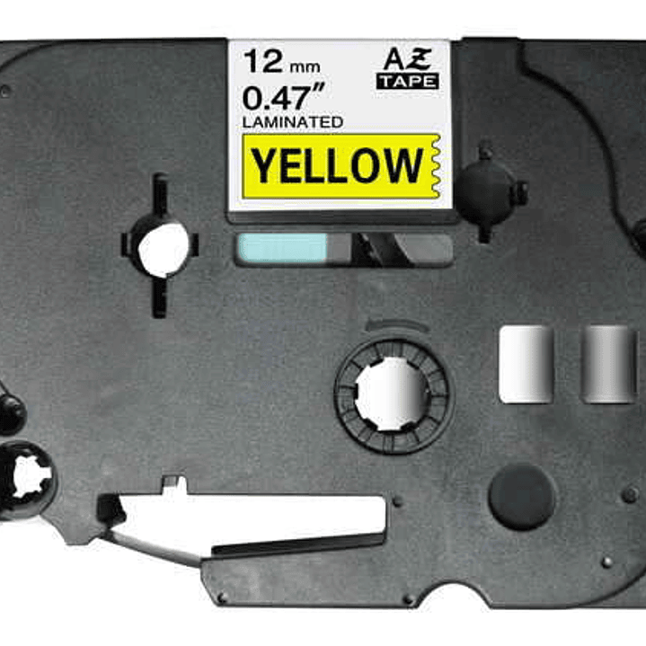 Brother TZe631 Cinta Laminada Generica de Etiquetas - Texto negro sobre fondo amarillo - Ancho 12mm x 8 metros 1