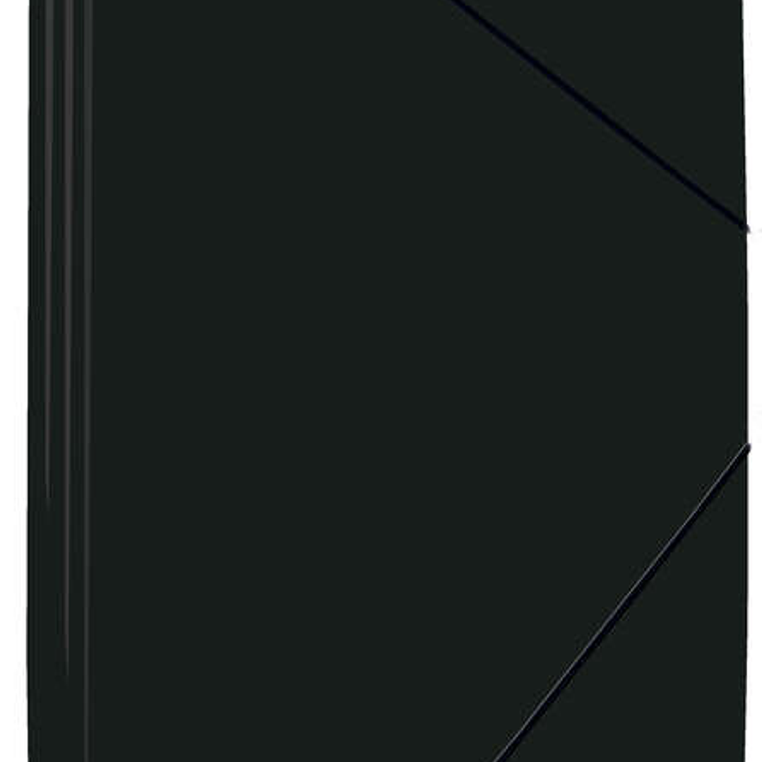 Mariola Carpeta de Polipropileno con Solapas 450 Micras - Formato Folio - Medidas 34x25cm - Cierre con Goma Elastica - Color Negro 1