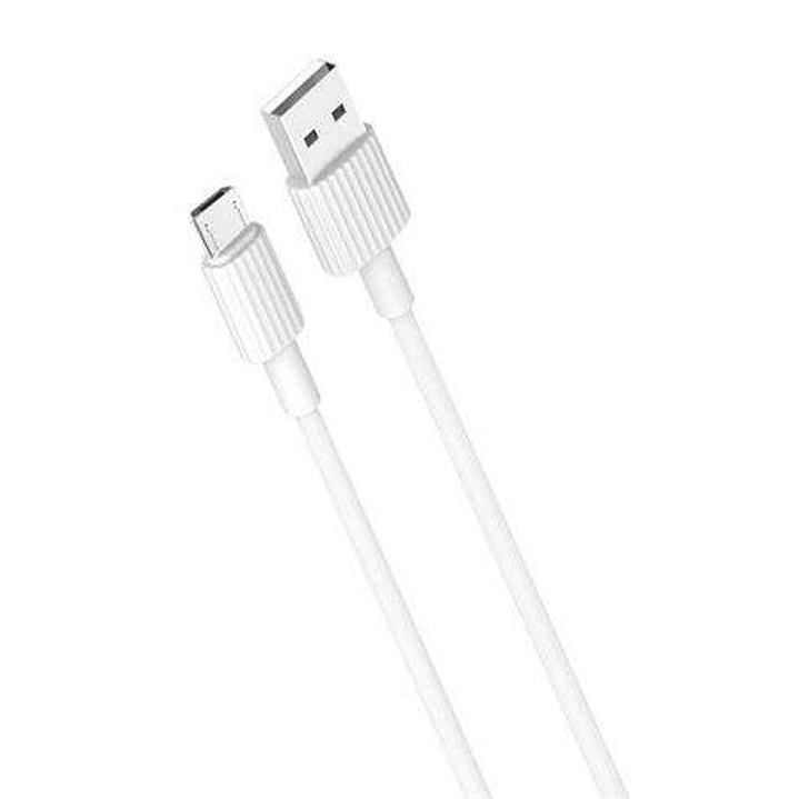XO NB156 Cable USB-A Macho a MicroUSB 2.4A - Carga + Transmision de Datos Alta Velocidad - Longitud 1m 1