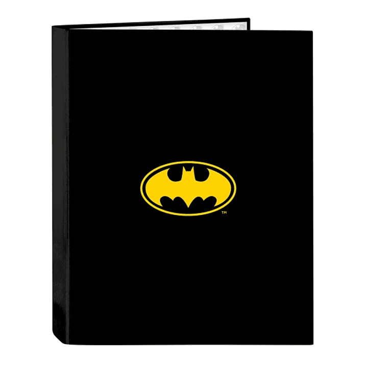 Safta Batman Game Over Carpeta con 4 Anillas 25mm - Tapas Duras Forradas - Formato Folio - 265x40x330mm - Color Negro 1