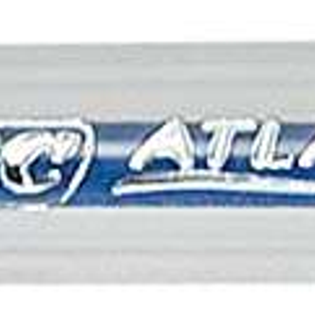 Bic Atlantis Classic Boligrafo Retractil - Punta de 1mm - Cuerpo Transparente con Grip - Color Azul 1