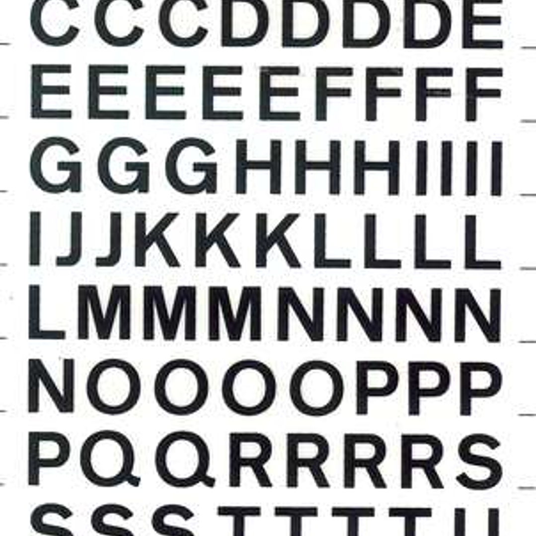 Apli Letras Transferibles Mayusculas Negras 10mm - Facil Aplicacion - 129 Caracteres - Resistente al Agua - Negro 1