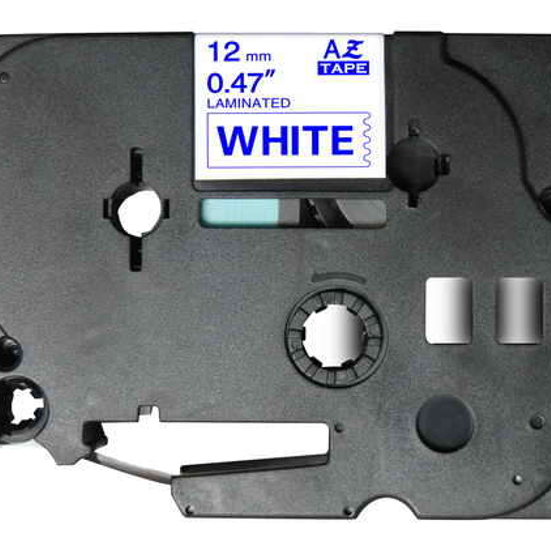 Brother TZe233 Cinta Laminada Generica de Etiquetas - Texto azul sobre fondo blanco - Ancho 12mm x 8 metros 1