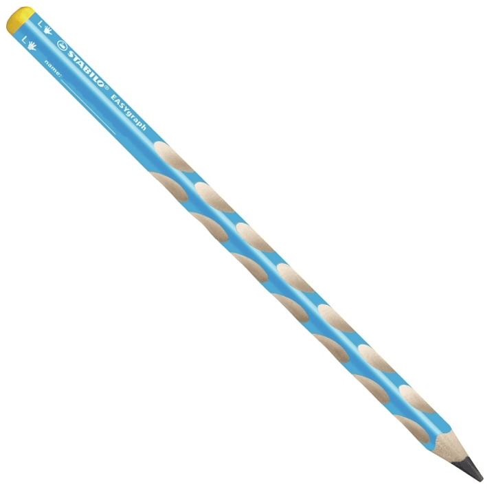 Stabilo Easygraph Lapiz de Grafito - Mina HB de 3.15mm - Diseño Ergonomico - Uso Zurdo - Color Azul 1