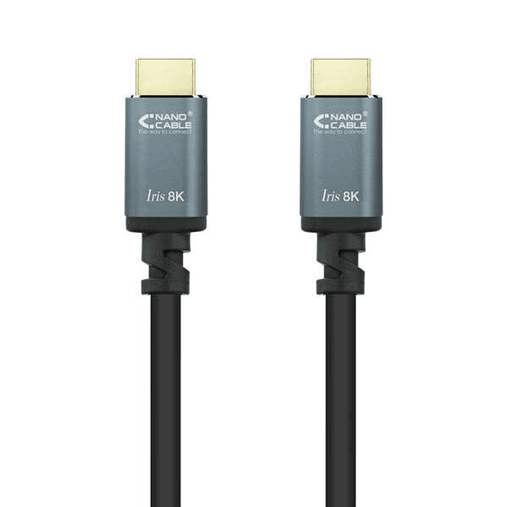 Nanocable Cable HDMI 2.1 Iris 8K A/M-A/M 0.5m - Color Negro 1