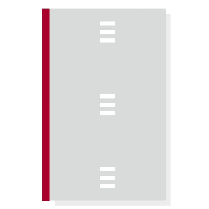 Finocam R4067 Bloc de Notas para Agendas Open - Perforado - Formato A4 - 210x5x297mm - Lineas Guia - Color Gris Claro 1