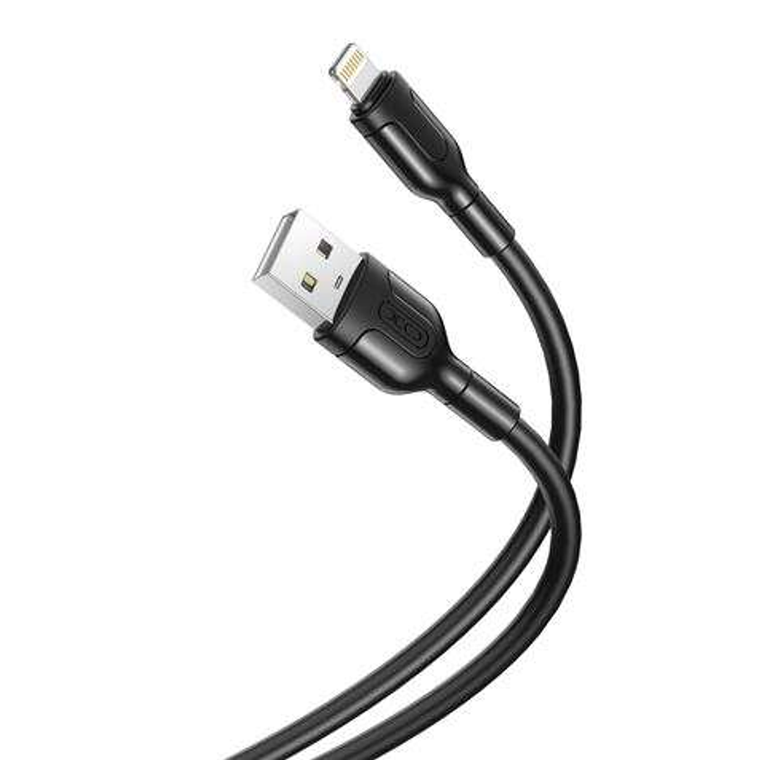 XO Cable de Conector Lightning - Longitud 1 Metro - Carga y Transmision de Datos de Alta Velocidad - 5V, 21A - Cable de Silicona Suave y Duradero - Ta 1