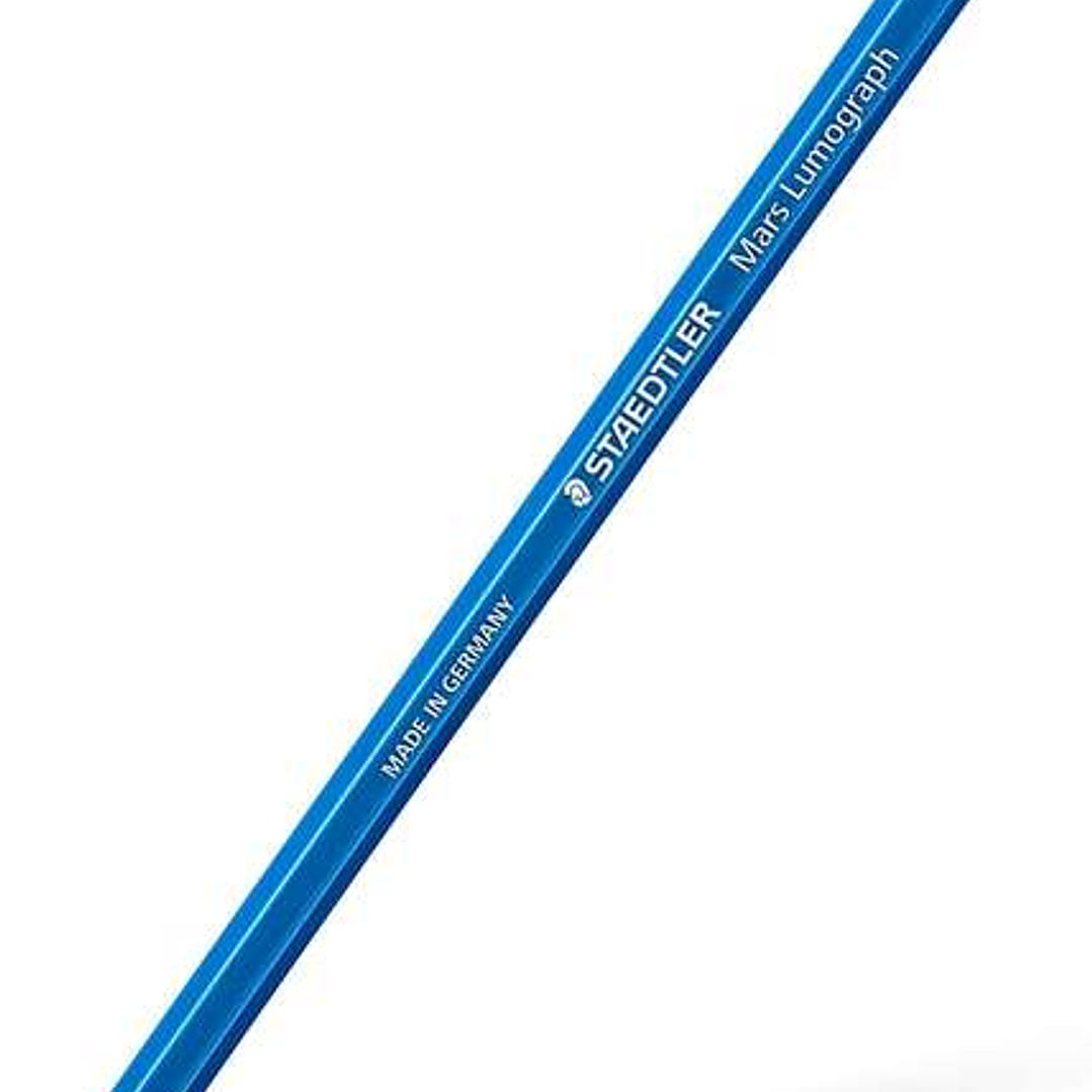 Staedtler Mars Lumograph 100 Lapiz de Grafito Hexagonal - Mina 4H - Resistencia a la Rotura - Madera de Bosques Sostenibles 1