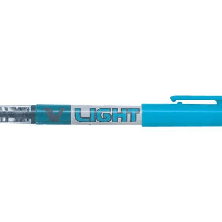 Pilot Rotulador Marcador V-Light - Punta Biselada 3.60mm - Trazo de 3.30mm - Color Azul 1