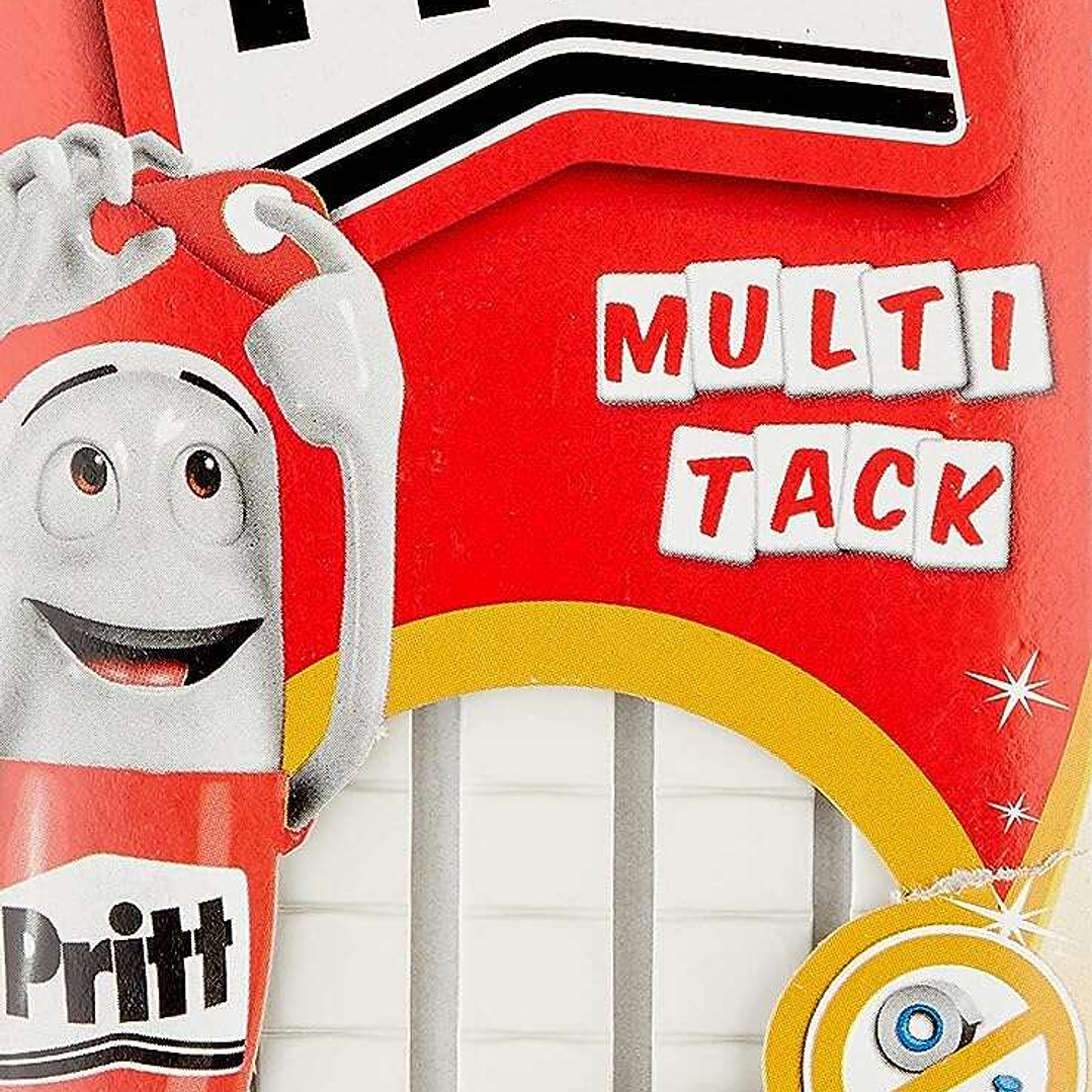 Pritt Multitack Pack de 65 Piezas de Masilla Adhesiva Blanca - Fuertes, Limpias y Removibles - 2679461, 2679458 1