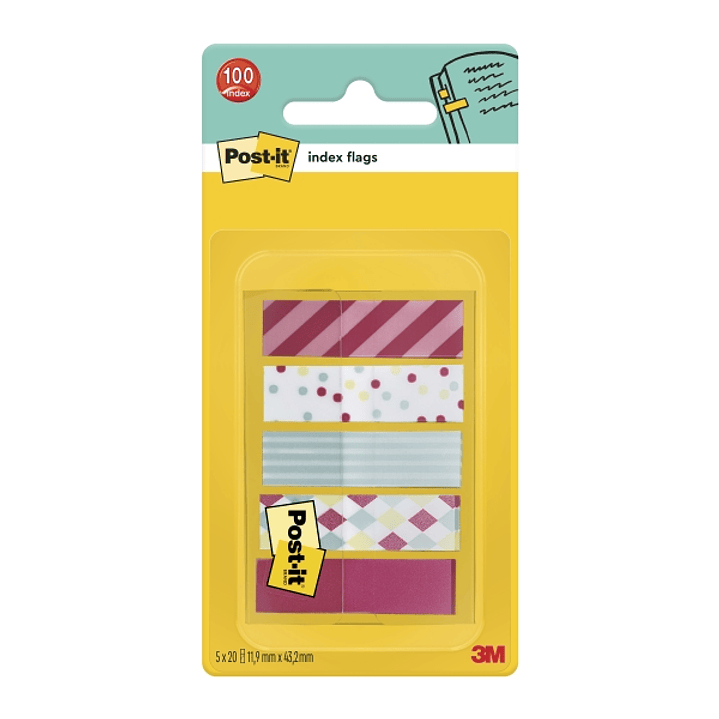 Post-It Index Dispensador con 100 Marcadores de Indice Reposicionables - Forma Rectangular - Colores Surtidos 1