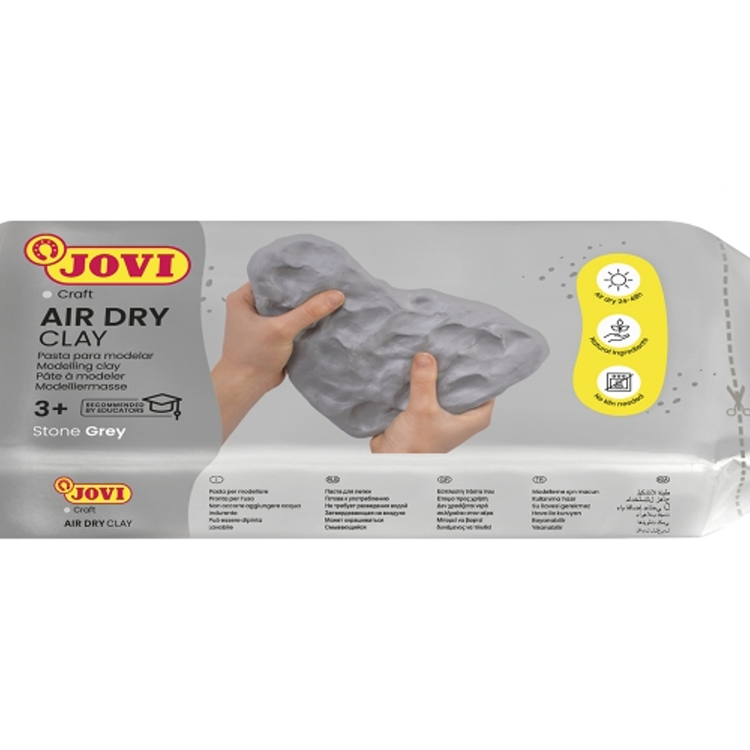 Jovi Air Dry Pasta para Modelar 500gr - Endurecible al Aire - Tacto Fresco - Facil de Moldear - Multi-Superficie - Secado en 24H - Acabado Fino - Colo 1