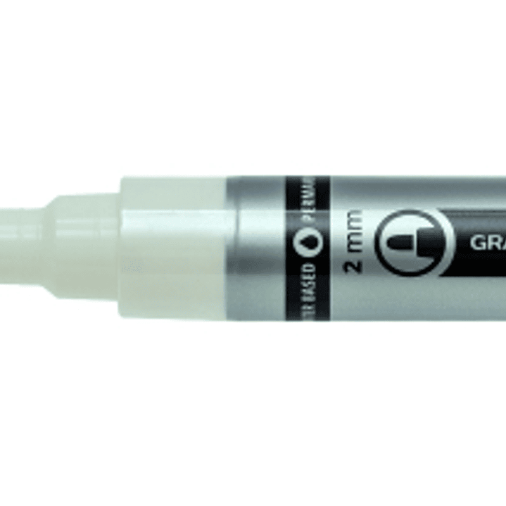 Lyra Mark All Rotulador Permanente - Multisuperficie - Punta Redonda - 2mm - Color Blanco 1