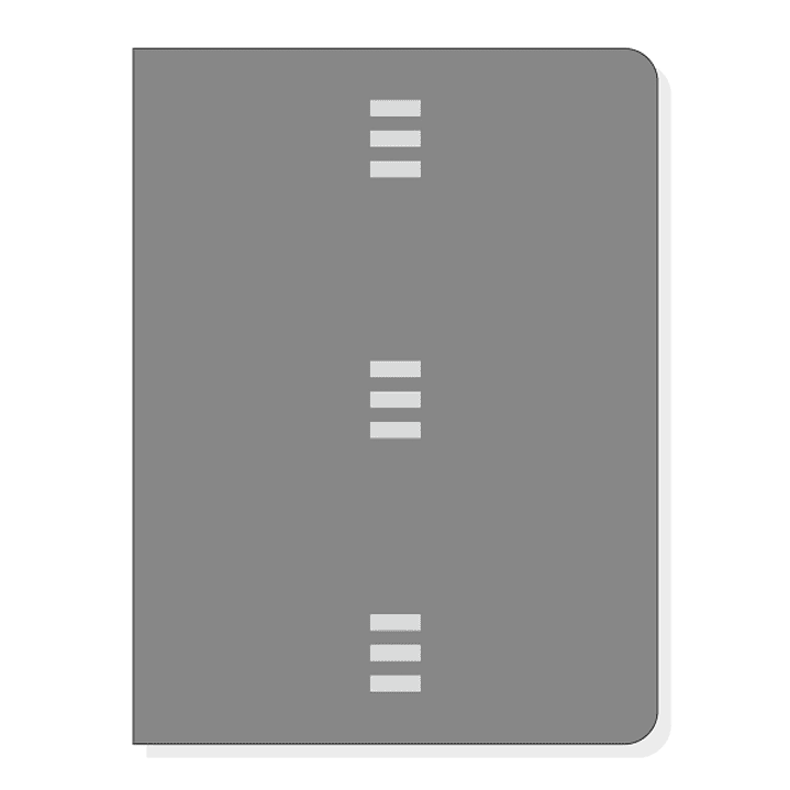 Finocam R569 Archivador para Agendas Open - Formato 500 - 156x52x207mm - Color Gris Oscuro 1