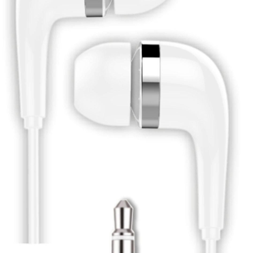 TechOneTech BSK Auriculares con Microfono Integrado - Conexion Jack 3.5mm - Asistente Voz - Cable de 1.20m - Color Blanco 1