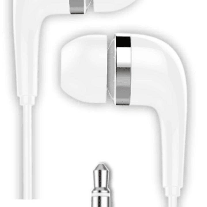 TechOneTech BSK Auriculares con Microfono Integrado - Conexion Jack 3.5mm - Asistente Voz - Cable de 1.20m - Color Blanco 1