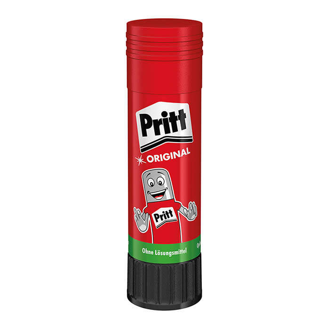 Pritt Barra de Pegamento Mediano 22grs - Sin Disolventes - 97% de Ingredientes Naturales - Lavable a 20ºC - Seguro para Niños 1