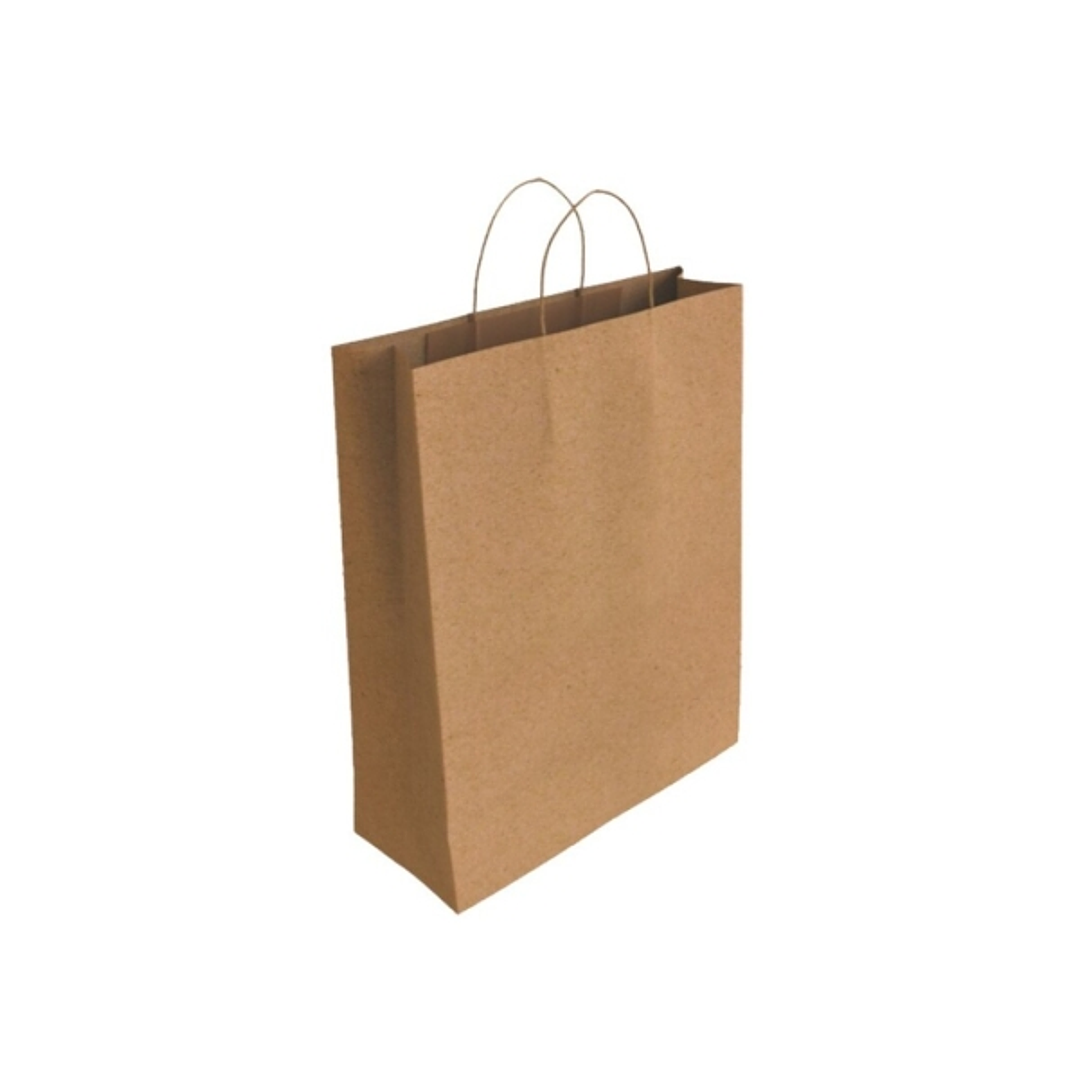 Bismark Bolsa de Papel Kraft - Medidas 40x14x32cm - Color Marron 1
