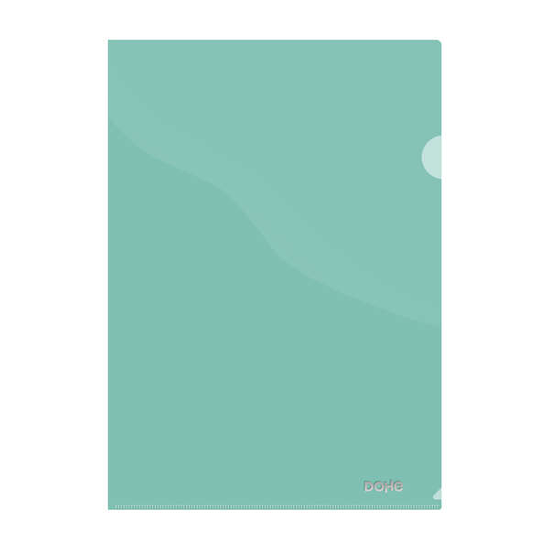 Dohe Dossier Uñero Premium Tamaño A4 - 210x297mm - Fabricado en Polipropileno Translucido de 180 Micras - Color Verde 1