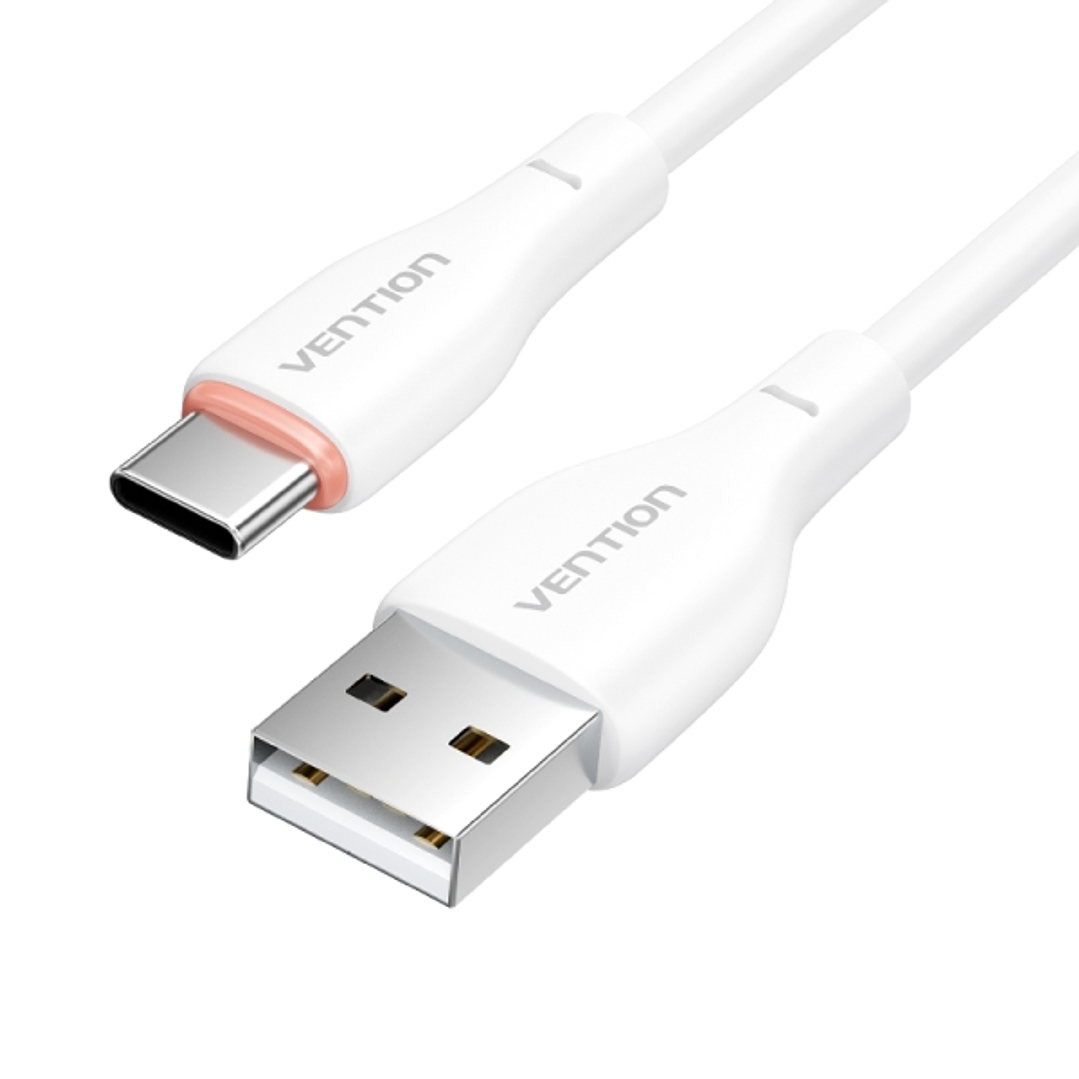 Vention Cable de Carga USB-A/USB-C - 480Mbps - 3A - 15W Max - Color Blanco 1