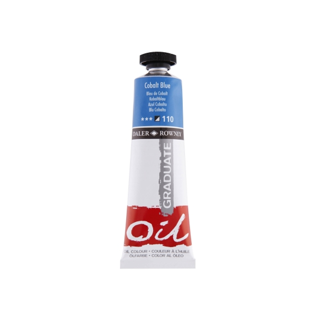Daler Rowney Graduate Pintura al Oleo - Tubo de Aluminio - 38ml - Color Azul Cobalto 1